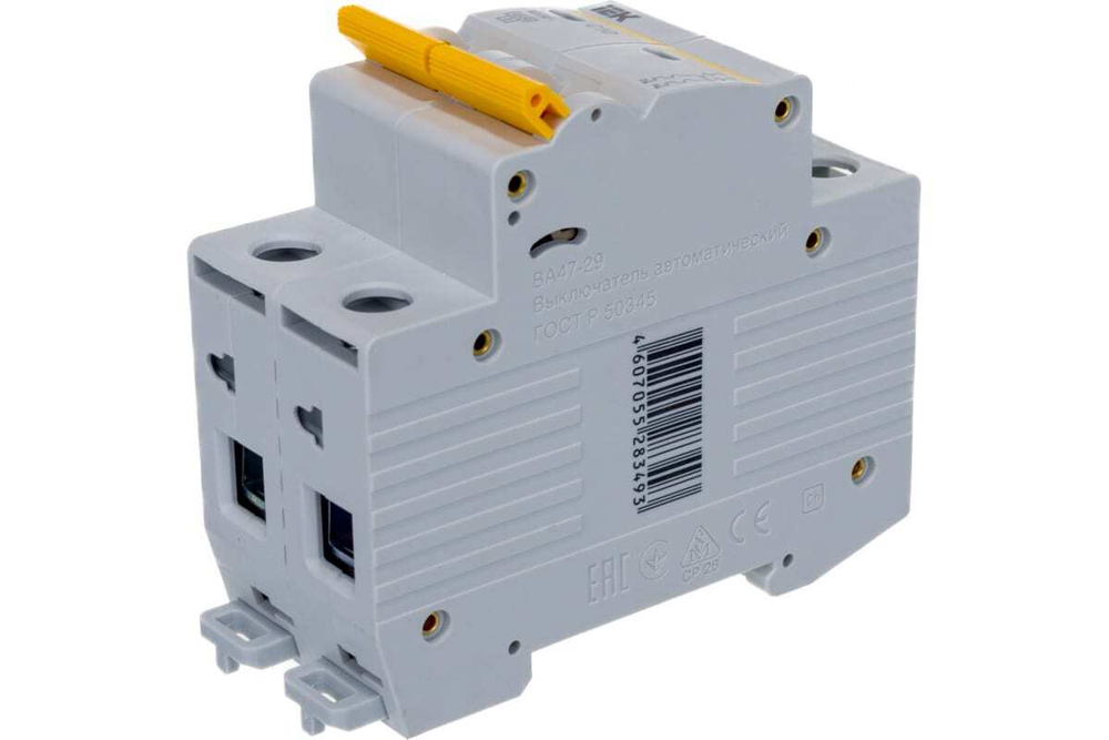 Автоматический выключатель ВА47-29 2Р 10А 4,5кА С IEK
