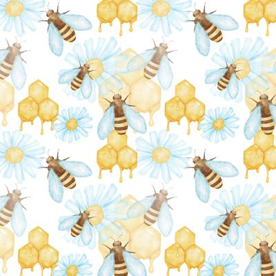 Пчелы, цветы и мёд
