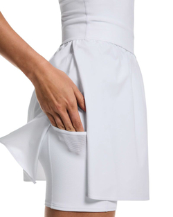 Теннисное платье On Court Split - white