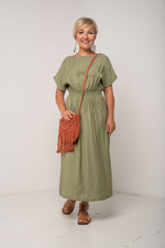 Платье женское летнее длинное из вискозы (повседневное, пляжное, городское)