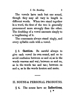 First lessons in the Maori language. of New Zealand | W.L. Williams