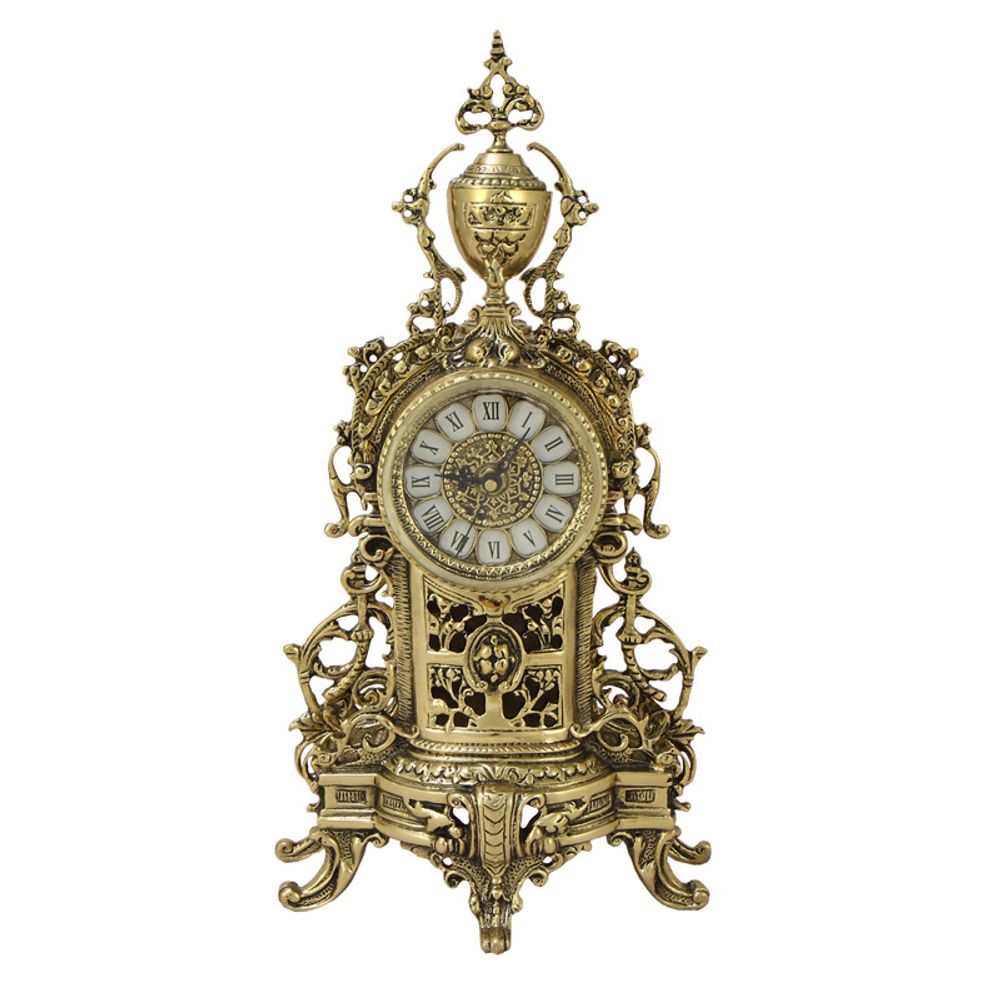 Bello De Bronze Каминные часы с канделябрами "Кафедрал Ново Пендулино"