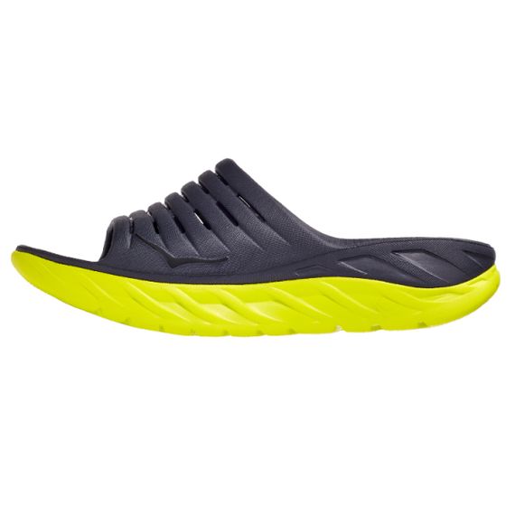 Hoka One One Ora Recovery 'Black Yellow'