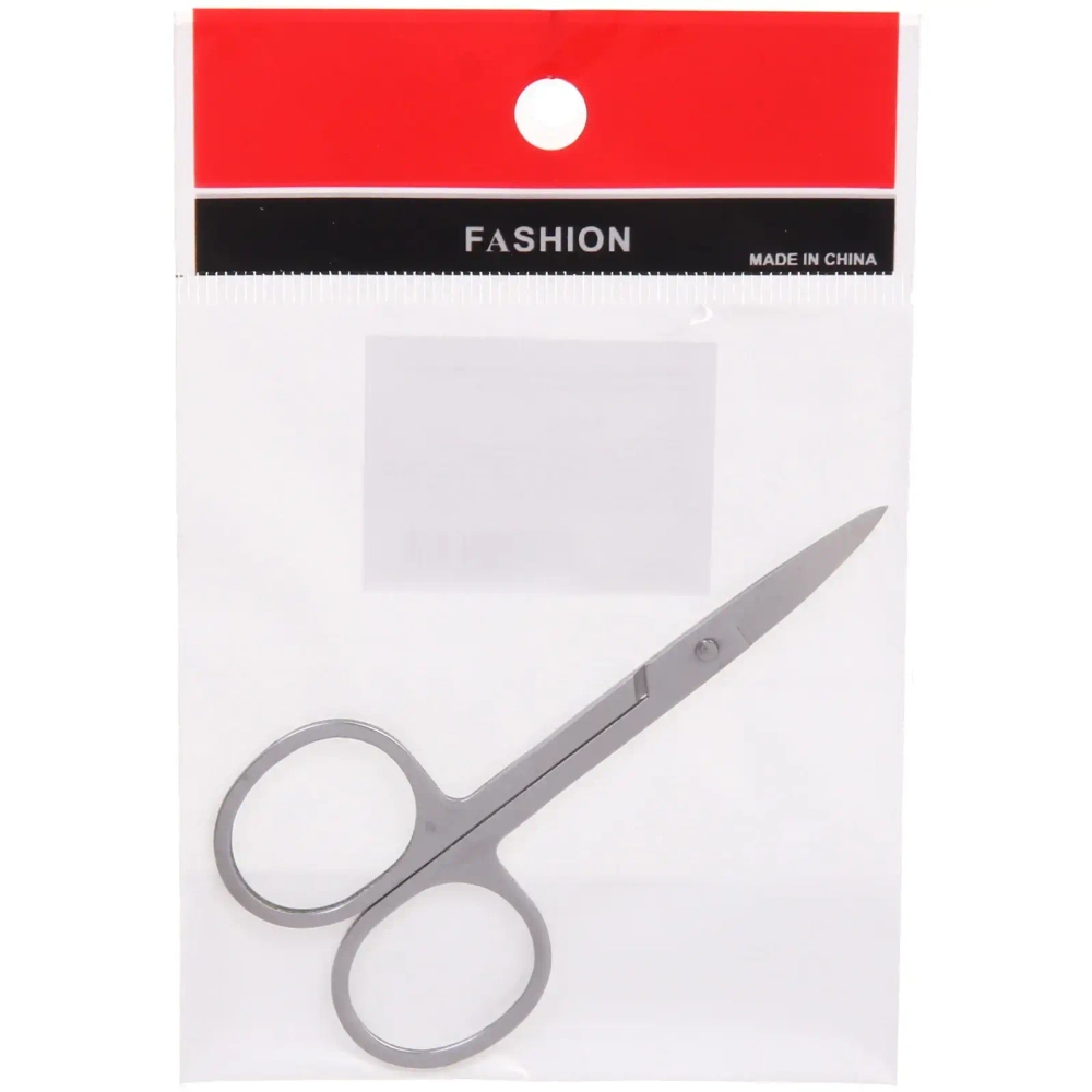 Ножницы маникюрные в пакете «Manicure set», широкие, цвет металл, 9см