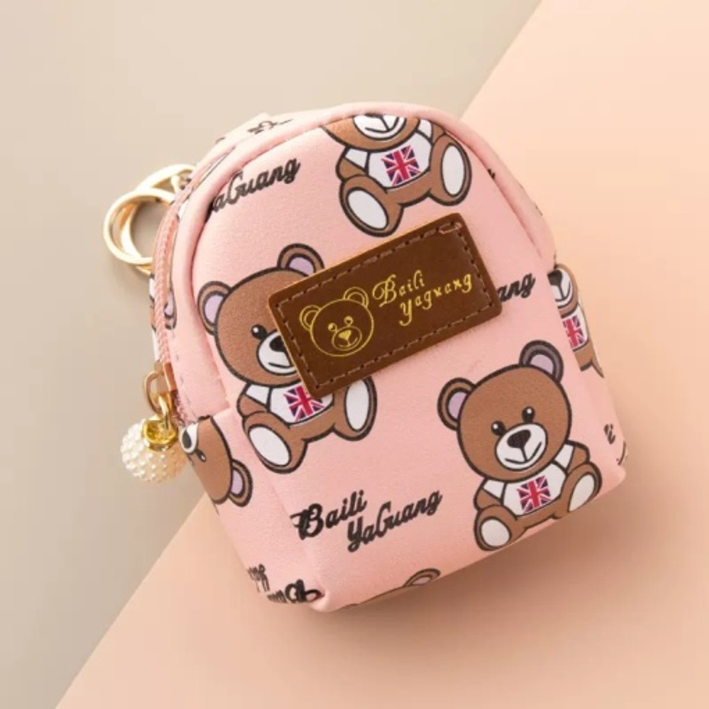 Брелок Рюкзачок Baili yagxaxg, мишки, розовый