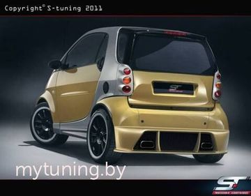 Накладка заднего бампера Smart