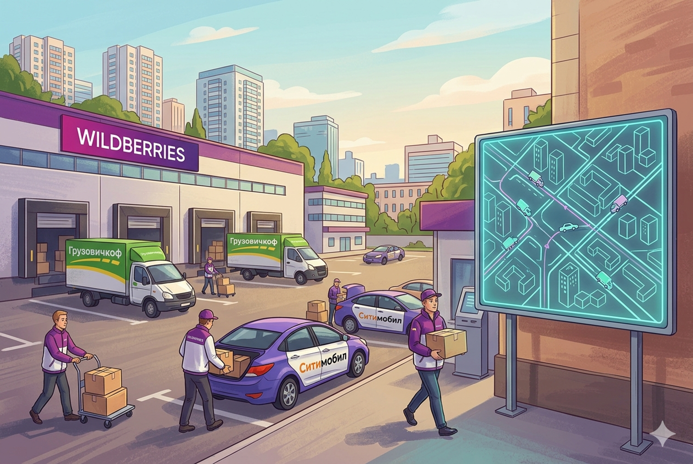 Wildberries покупает Ситимобил и Грузовичкоф