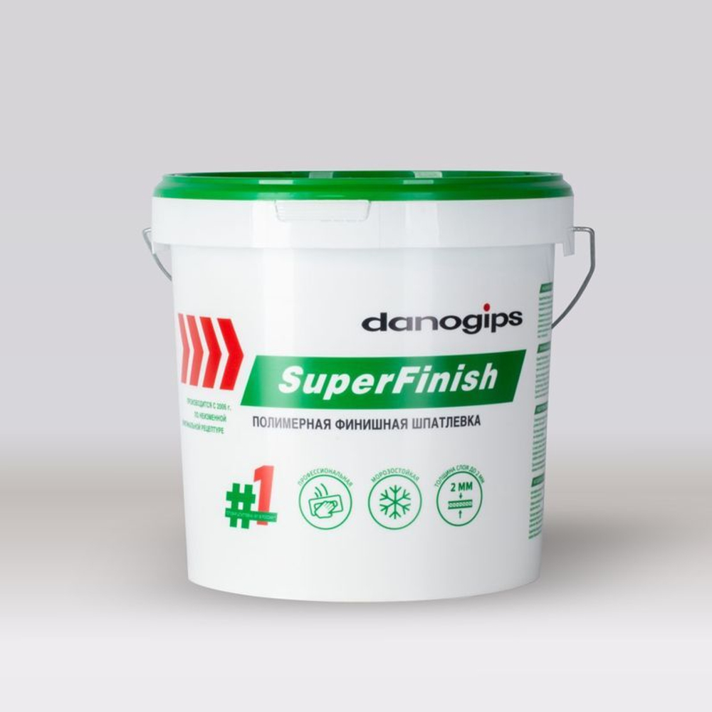 Шпаклевка финишная готовая Danogips Sheetrock SuperFinish, 18 кг
