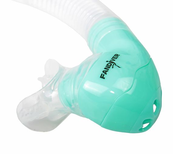 Трубка FanDiver Hyper Dry бирюзовый