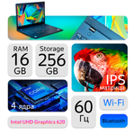 15.6" Ноутбук Lenovo ThinkPad T580 (1920x1080, Intel Core i7-8650U, RAM 16ГБ, SSD 256ГБ, Intel UHD Graphics 620, Win 10 Pro)