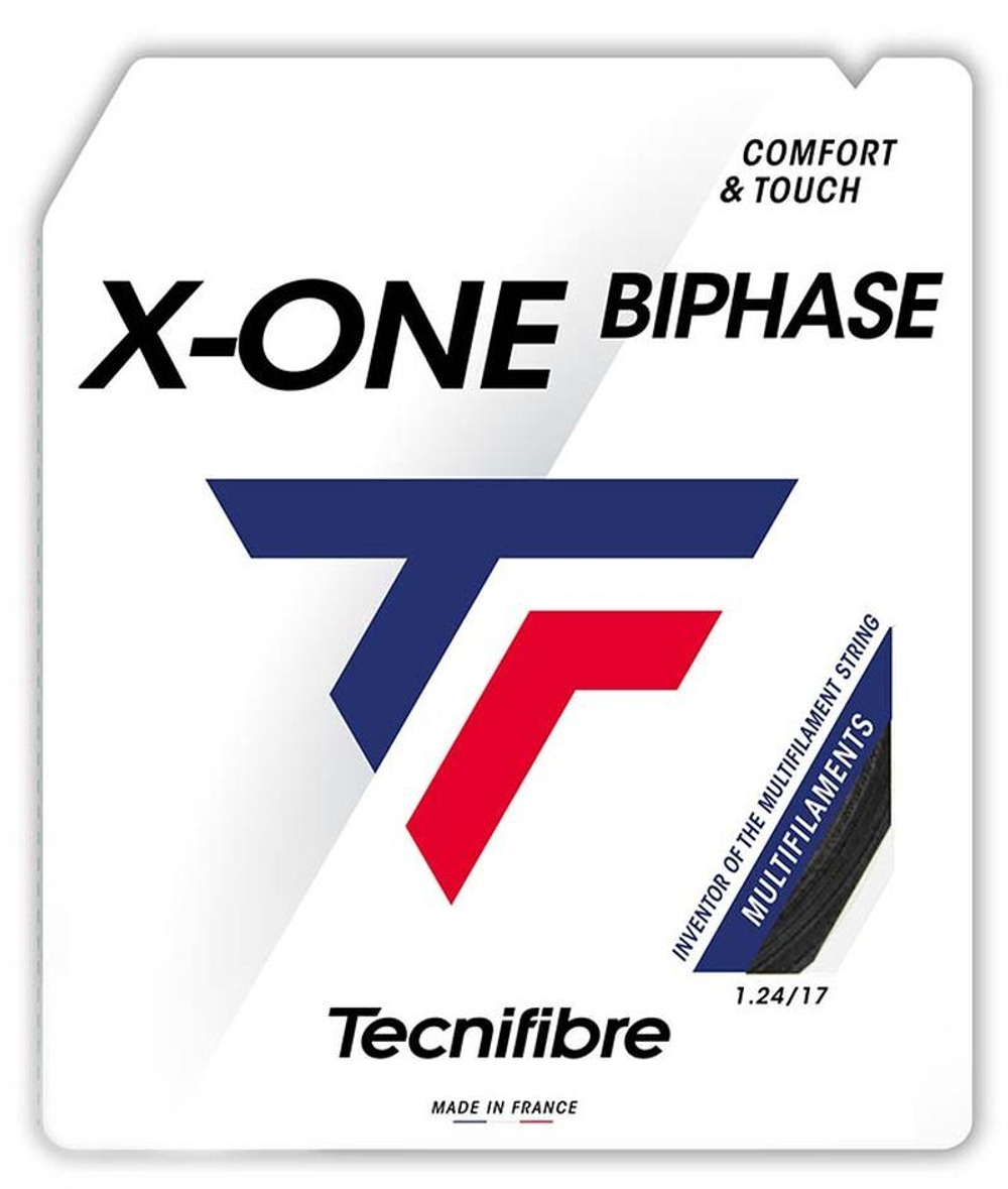 Теннисные струны Tecnifibre X One Biphase (12 m) - черный