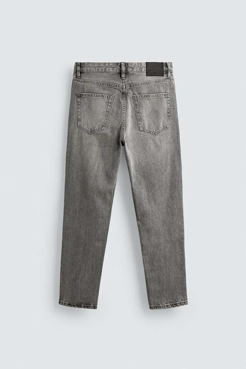 ZARA ДЖИНСЫ SLIM TAPERED FIT, СЕРЫЙ