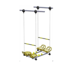 Качели парные сдвоенные непрозрачные высотой 500 см