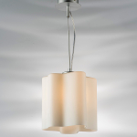 802110 Подвес NUBI 1х40W E27 ХРОМ/БЕЛЫЙ