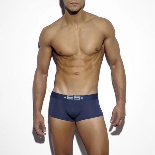 Мужские трусы боксеры темно-синие ES Collection полиамид