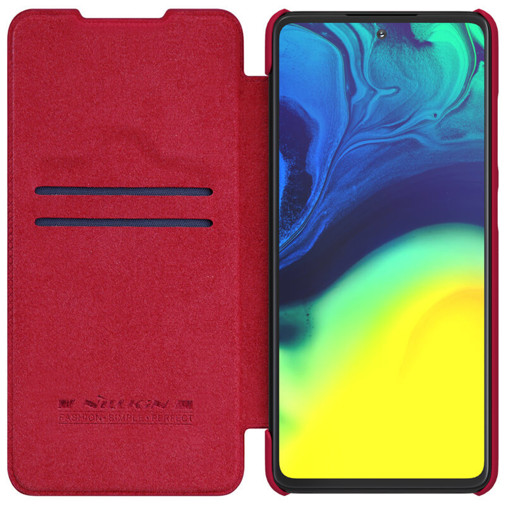 Кожаный чехол-книжка Nillkin Leather Qin для Samsung Galaxy A52