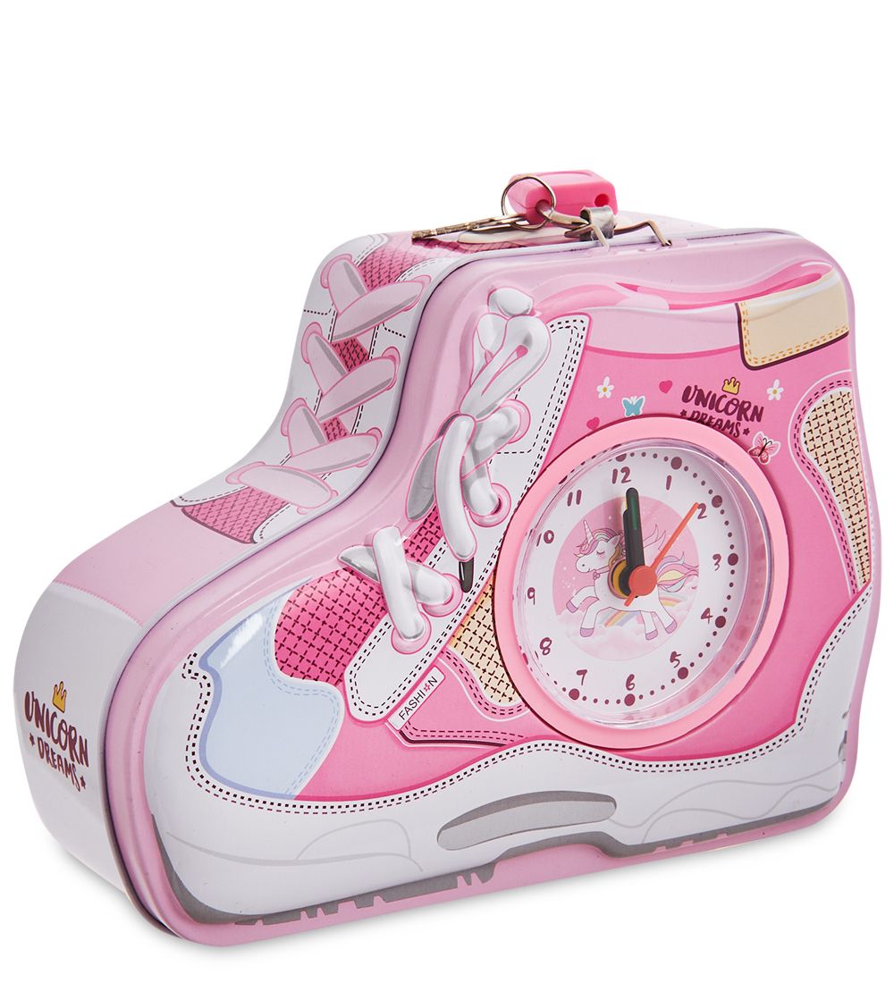 GAEM Art BX- 71/1 Метал. копилка с часами