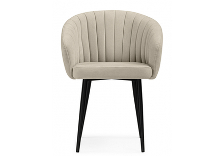 Стул на металлокаркасе Woodville Моншау marseille 2, черный, ножки черные