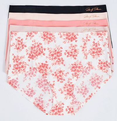 Набор из 5 бесшовных шелковистых трусиков (Размер: S) (Цвет: разноцветный)