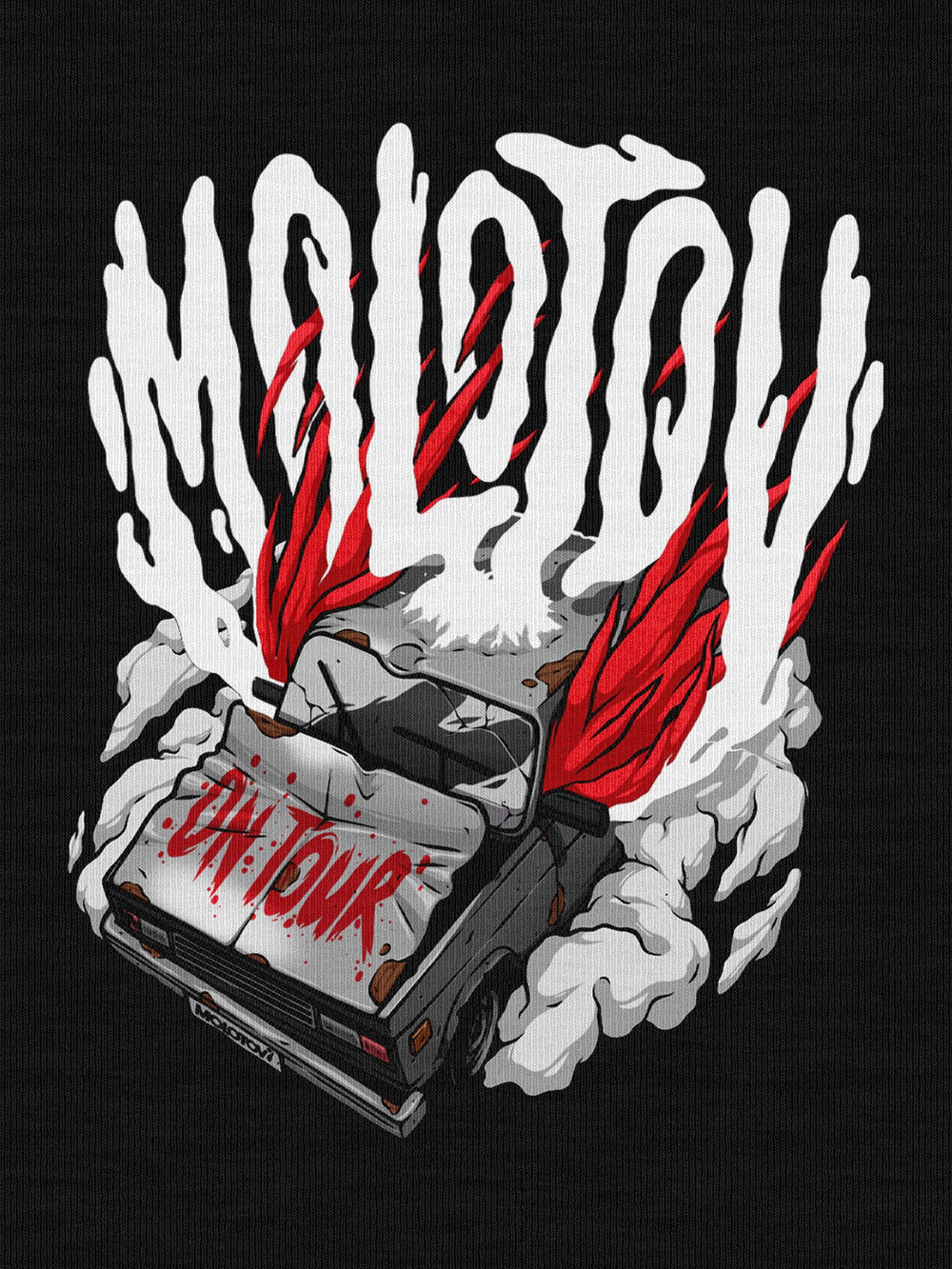 Футболка MLTV Firecar Black