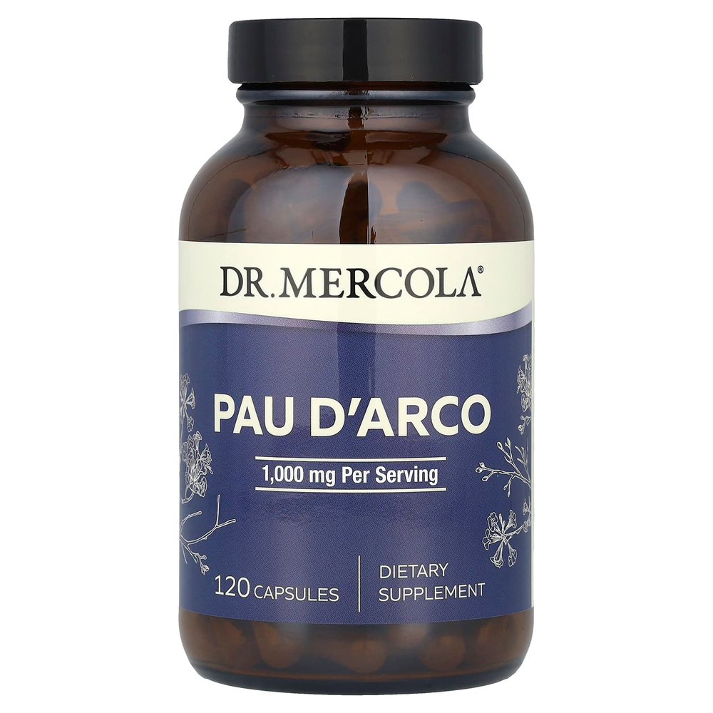 Dr. Mercola, кора муравьиного дерева, 120 капсул (500 мг в 1 капсуле)