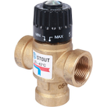 Термостатический клапан 3/4 ВР 20-43* KV1.6 STOUT
