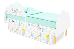 Детская кровать Бельмарко Stumpa Облако Ферма