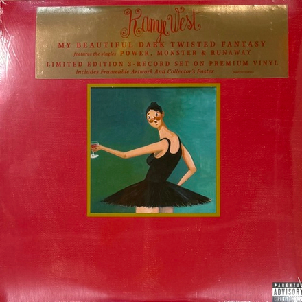 Виниловая пластинка Kanye West ‎– My Beautiful Dark Twisted Fantasy 3LP