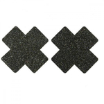 Пэстисы в форме креста блестящие черные