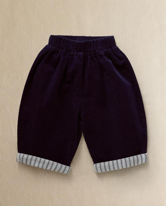 ZARA HOME ДЕТСКИЕ ВЕЛЬВЕТОВЫЕ БРЮКИ, СИНИЙ