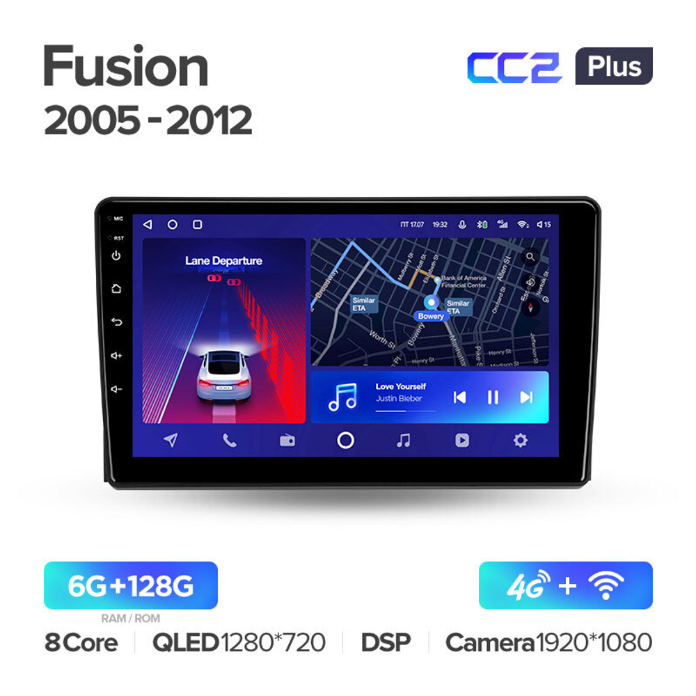 Teyes CC2 Plus 9"для Ford Fusion 1 2005-2012