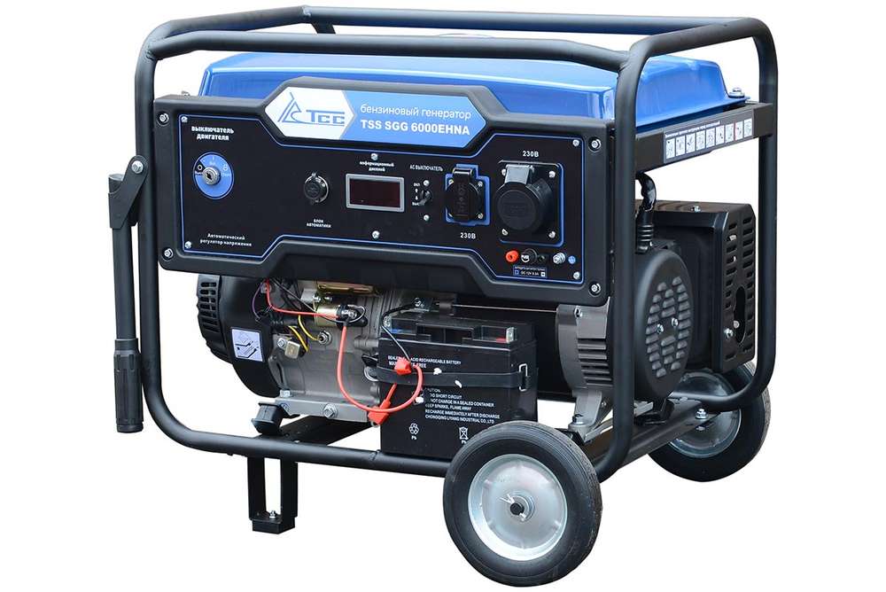 Бензогенератор 6 кВт TSS SGG 6000EHNA Duplex с АВР