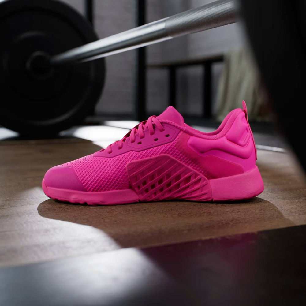 Кроссовки женские Adidas Dropset 3 (Розовые)