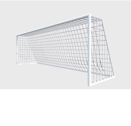 Ворота футбольные алюминиевые мобильные 7,32х2,44 м