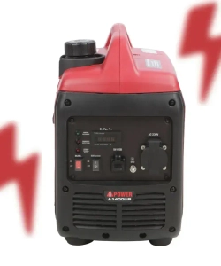 Генератор бензиновый инверторный A-iPower A1400LiS (1.4 кВт) бензо, ручной, мини, электрический