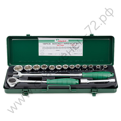 Набор 6-гранных торцевых головок Hans, 4619M