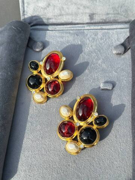 Серьги Yves Saint Laurent