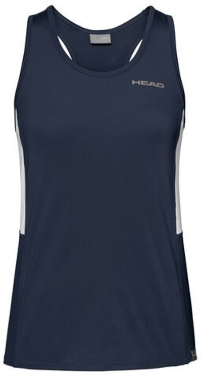 Женский топ теннисный Head Club Tank Top W - dark blue