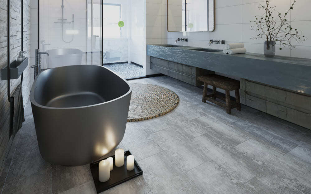 SPC StoneFloor Плитка Жемчужно-серая 8875709 HP