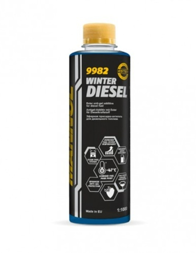 MANNOL Winter Diesel Антигель для дизельного топлива, 250 мл
