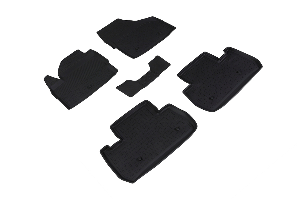 Резиновые коврики с высоким бортом для Land Rover Freelander II 2006-2014, Seintex.83458