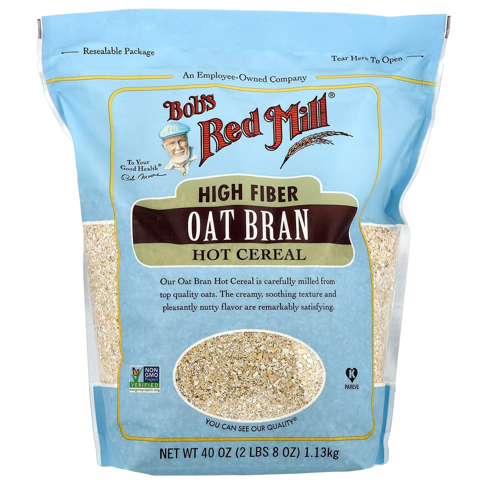 Bob's Red Mill, Каша с овсяными отрубями с высоким содержанием клетчатки, 1,13 кг (40 унций)