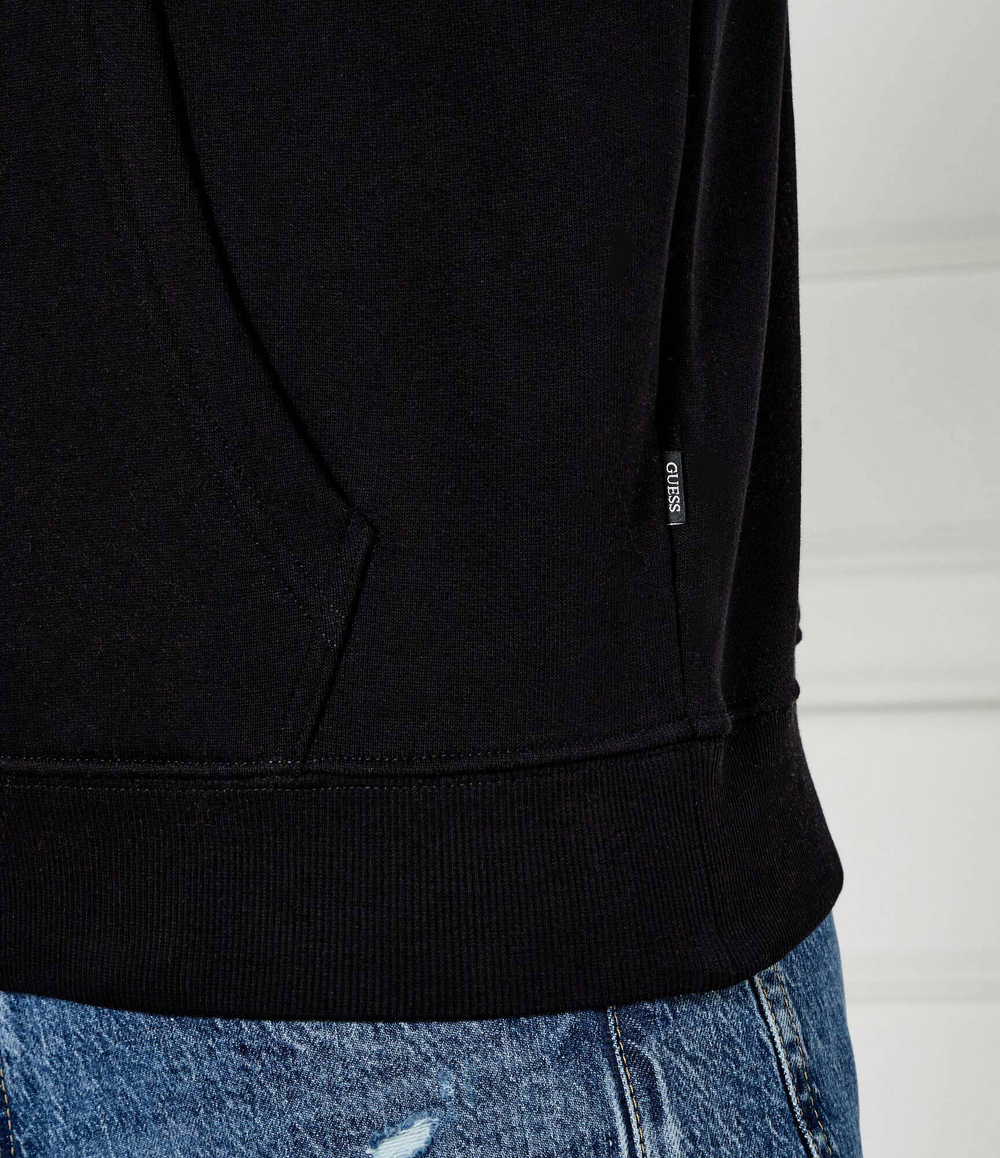 Худые HALF ZIP Guess Jeans - черный(M5RQ42 KCPR1)