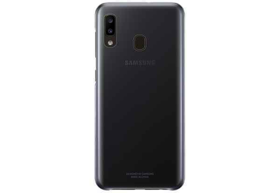 Samsung для Samsung Galaxy A40 Gradation Cover черный (EF-AA405CBEGRU) Чехол (клип-кейс)