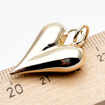 Подвеска Сердце, цвет золото, размер 28*20 мм, цена за 1 шт