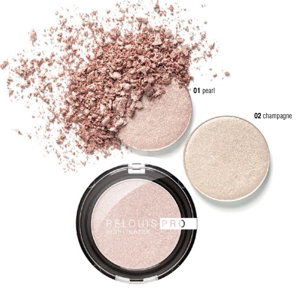 Хайлайтер компактный RELOUIS PRO highlighter тон 01 Pearl