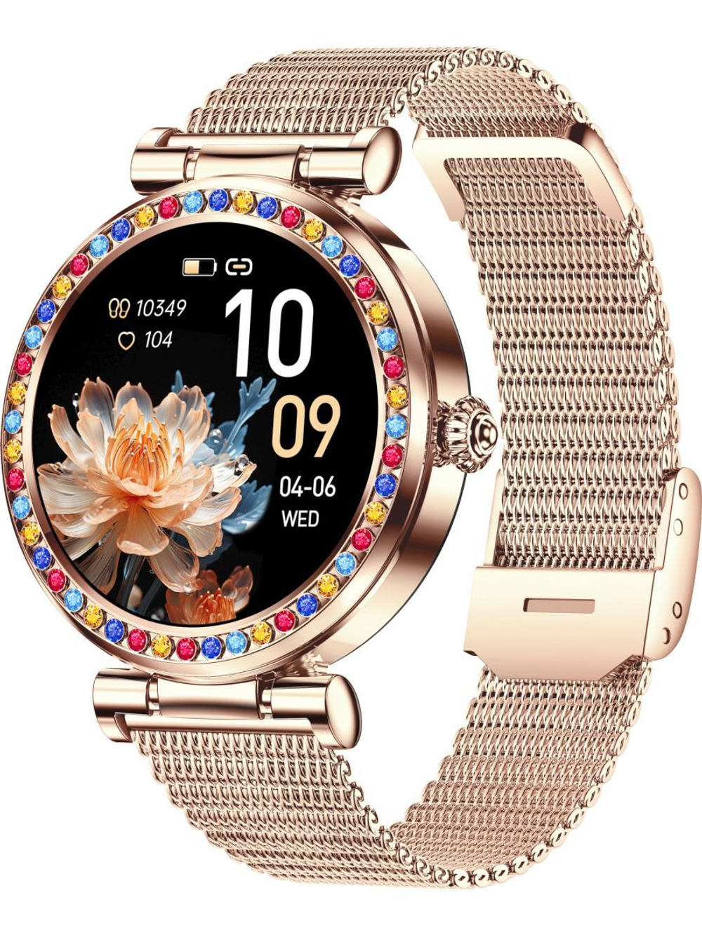 Смарт часы PARASMART Selena CF30, золотистый