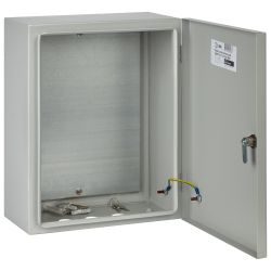 Корпус металлический ЭРА ЩМП-1-1 (400х300х155) IP31 УХЛЗ серый | Корпуса металлические с монтажной панелью