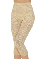 Корсетные штаны-капри очень сильной степени коррекции (Размер: L) (Цвет: белый)