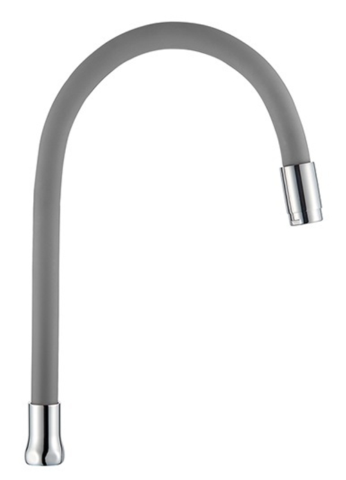 L7506-9 Излив гибкий (силиконовый, гайка 3/4) серый